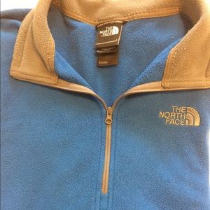 North face blue fleece